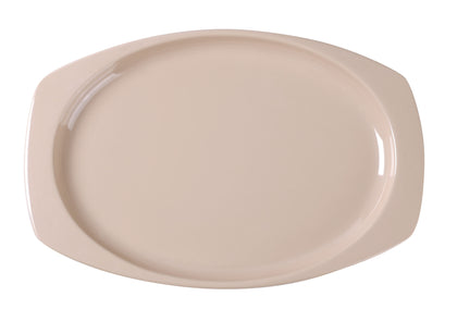 Yanco Rectangular Platter NS-209T Performed in stylish tan color, it can be used for serving turkey, vegetables, cold cuts or Asian appetizers. Manufactured from durable and reliable melamine, this dinnerware is popular for being unbreakable and affordable at the same time. Thanks to the stylish Nessico collection, these platters will perfectly fit any establishment design. They will always look nice in your cafe, restaurant or catering events.