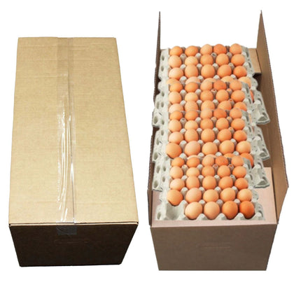 Corrugated Carboard Export Egg Boxes with Handles ECT32 Fits 30 Dozen Eggs