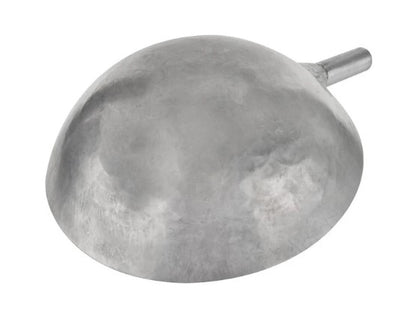 Twelve 14-inch Peking woks with steel handles, offering durability and control for cooking authentic meals.