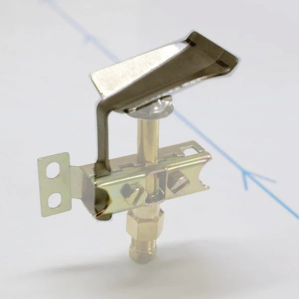Durable pilot burner thermocouple shield for enhanced safety and protection in heating systems.