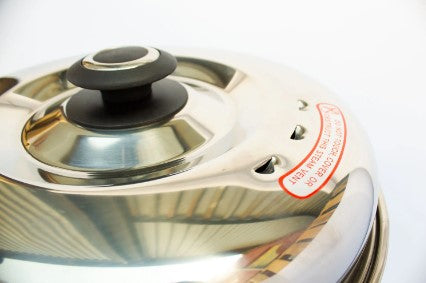 Replacement stainless steel cover for 8L water boiler.