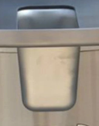 Scrap cup for MBR, designed for collecting waste and scraps efficiently in commercial kitchen settings.