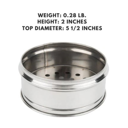 Set of 12 stainless steel 5-1/2