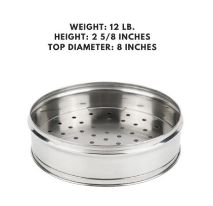 Set of 12 stainless steel 8