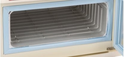 Stainless steel rack for 1-compartment towel steamer, durable and designed for efficient towel storage and steaming.