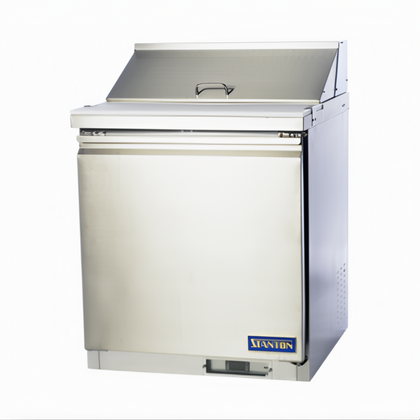 One-Section Sandwich/Salad Mega Top Refrigerator, Stanton Trading, includes (12) 1/6 pans (4