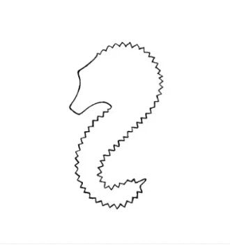 Seahorse veggie cutter set of 12, perfect for efficient vegetable prep in home or commercial kitchens.