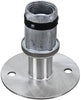 Stainless flanged foot insert for 1-5/8