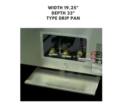 Stainless Steel Drip Pan, 19-1/4