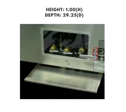 Custom Size Stainless Steel Drip Pan, durable and corrosion-resistant, perfect for catching spills and drips in kitchens, grills, and appliances.