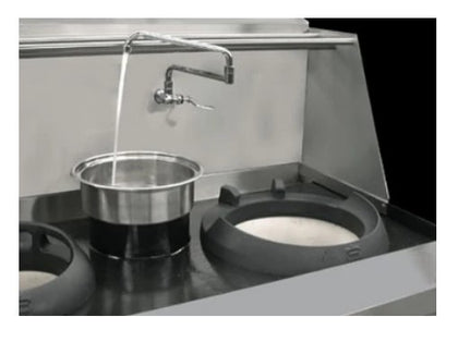 Unheated Warming Chamber - A durable, non-heated storage chamber designed to keep food at optimal serving temperature without heat.