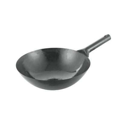 Carbon steel black wok, 16