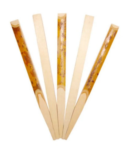 Set of wooden steak picks, perfect for holding and serving steak or other meats, providing a sturdy and eco-friendly solution for dining.