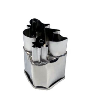 A Rubber Duck-shaped veggie cutter with sharp blades and a comfortable handle, designed for fun and precise vegetable slicing.