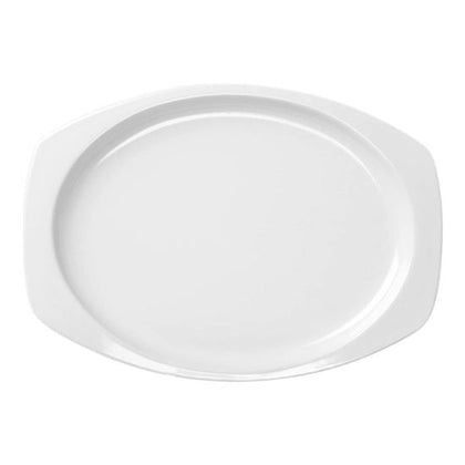 Yanco Rectangular Platter NS-212W Performed in stylish white color, it can be used for serving turkey, vegetables, cold cuts or Asian appetizers. Manufactured from durable and reliable melamine, this dinnerware is popular for being unbreakable and affordable at the same time. Thanks to the stylish Nessico collection, these platters will perfectly fit any establishment design. They will always look nice in your cafe, restaurant or catering events.