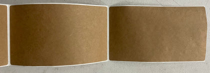 Natural Brown Kraft Sticker Label 275 Labels a Roll With Custom Print 4