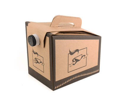 96oz Portable Box of Joe Disposable Coffee Dispenser for Insulated Hot Cold Drinks To Go