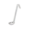 0.5 oz stainless steel one-piece ladle with 6