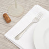 0023-06 - 18/0, Hammered Finish, Medium Weight Caspian Salad Fork