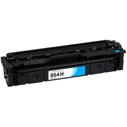 Compatible Canon Cyan Toner Cartridge 054H, high yield 2300 pages