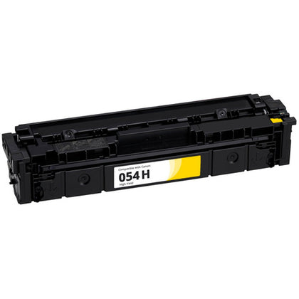 Compatible Canon Yellow Toner Cartridge 054H, high yield 2300 pages