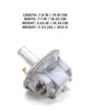 1-1/4 inch propane gas pressure regulator with 10-inch water column rating for safe and steady gas flow.