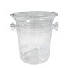 1.5 Quart Mini Ice Bucket made of durable, crystal-clear material. Compact and lightweight, ideal for keeping ice or beverages chilled at small parties, picnics, gatherings, or bar setups.