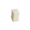 1.5-inch salt shaker with durable, break-resistant design; perfect for restaurant, diner, or home use with easy-dispense top and compact, space-saving profile.