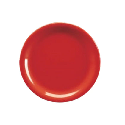 EcoQuality Narrow Rim Round Plate is made from durable and reliable melamine material. You can use this stylish plate to serve any dish you want. Ideal for serving rice, noodles, appetizers or hot meals. The Milestone collection has an elegant and stylish design. Performed in red color with a wide rim, it will perfectly fit any restaurant environment. Elevate your dining experience with these high quality affordable restaurant dinnerware.