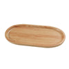 A blend of durability and aesthetics, the EcoQuality dinner plate features an oval design with an oak wood pattern, delivering a sophisticated touch to dining setups. Crafted of break-resistant melamine, this plate withstands rigorous use while remaining lightweight and practical. Part of the Wooden Tray II series, it’s dishwasher safe for effortless cleaning and ideal for serving sides, appetizers, and desserts.