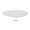 This leaf shape is made from durable porcelain reinforced with aluminum, this 5 inches wide plate combines aesthetic appeal with practical performance. Its rolled edge and coupe rim style optimize stacking and handling, making it suitable for high-traffic foodservice environments seeking reliable, microwave- and dishwasher-safe tableware with a clean, white finish.  Elevate your dining experience with these high quality and affordable restaurant dinnerware.