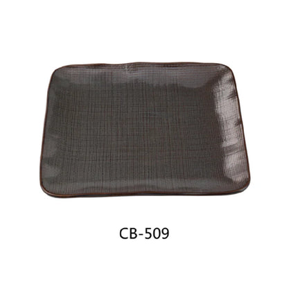 This square plate offers a distinct style for restaurants, catering kitchens, and institutional settings. Its microwave and dishwasher-safe features support efficient workflow, making it suitable for mid-range restaurant service, buffet presentations, and casual dining environments. Elevate your dining experience with these high quality affordable dinnerware.