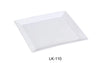 This bone white square plate offers durability and resistance to heat and dishwasher cleaning, making it suitable for placement in ovens and microwave ovens. Its robust ceramic material provides an ideal solution for applications requiring reliable dishware for mid-range workflows, such as school cafeterias, restaurants, catering operations, and institutional kitchens. 