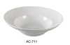 This Deep Mediterranean Bowl has a 32 Oz capacity that offers a practical and elegant serving option. Made from durable super white porcelain with chip-resistant rolled edges, this bowl combines timeless design with lasting durability. Perfect for serving hot meals in restaurant, cafes, and home dining. 