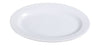 Oval Platter features a rolled edge design crafted from reliable, super white porcelain. Safe for dishwasher, oven, and microwave use, it offers versatile convenience for everyday meals or special occasions in restaurants and home use. Ideal for serving salads, desserts, and appetizers, this elegant platter combines durability with style to enhance your dining experience.