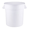 10-gallon BPA-free polypropylene ingredient storage container for commercial kitchens. Clear, stackable, stain-resistant, and ideal for bulk dry goods like flour, sugar, and grains.