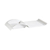10-inch rectangular platter with square holder, fits 12oz 5
