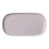 This rectangular plate is made from high quality porcelain, this plate features an upright rim and glazed surface, making it suitable for serving a variety of food items in institutional restaurant, kitchens, cafeterias, and catering environments. Its porcelain construction ensures durability and is microwave, dishwasher, and oven safe, supporting efficient meal presentation and cleanup in busy settings.