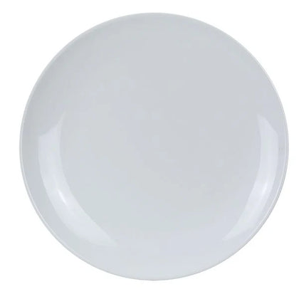 This Coupe Round Plate is made from durable and reliable melamine material, a reliable, durable, high-quality and affordable dinnerware for their food-serving establishment. Perfect for serving up appetizers, cakes, salads, etc. Elevate your dining experience with these high quality affordable restaurant dinnerware.
