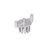 10-section push block for FPWD wedge cutters. Durable food-grade design ensures consistent slicing pressure for fruits and vegetables. Packed 24 each per case for commercial kitchen use.