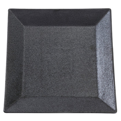 This square plate is made from durable porcelain material ensuring the longevity in busy kitchen, restaurant environments, making it suitable for serving appetizers, desserts, or side dishes. The plate’s sleek black finish enhances presentation aesthetics, while its oven, microwave, and dishwasher-safe features support efficient meal preparation and cleaning routines in institutional and catering settings. Elevate your dining experience with the EcoQuality dinnerware.