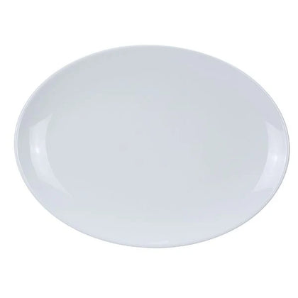 EcoQuality Oval Platter can be used for serving turkey, vegetables, cold cuts or Asian appetizers. Made from durable and reliable melamine  allowing you to elevate your dining experience 
with these high quality affordable restaurant dinnerware.