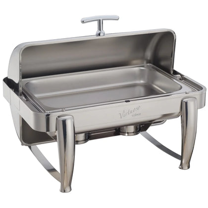 101A/101B, 8Qt Roll-Top S/S & Gold Accent Virtuoso Chafer