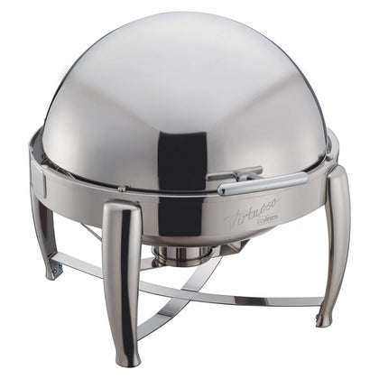103A/103B, 6Qt Roll-Top S/S Virtuoso Round Chafers