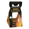 Disposable Paper Roaster Carrying Sleeve for Rotisserie Chicken and Hot Food Takeout