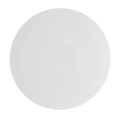 10 1/2-inch flat pizza plate, white pizza dish, modern dinnerware, chip-resistant, microwave-safe, dishwasher-safe, perfect for serving pizzas, flatbreads, appetizers, and small dishes.