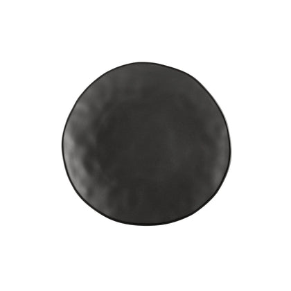 10 3/4-inch dark green plate, durable modern dinnerware with scratch-resistant finish, stackable plate for restaurants, catering, or home dining, elegant green dish for stylish food presentation