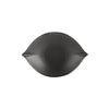 10 5/8-inch dark green leaf dish with 13.5oz capacity, made of durable, scratch-resistant material; ideal for serving appetizers, desserts, or sides in restaurants, catering, or home settings