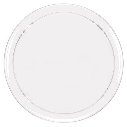 Bespoke Round Clear Plate & Bowl – 10.625