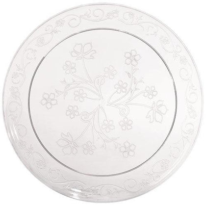 D' Vine Clear Plates – Elegant disposable plastic plates in 6.25